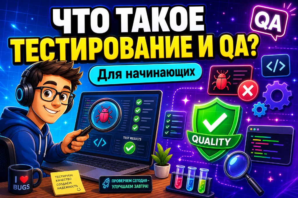 Превью: Что такое Quality Assurance (QA) и тестирование?